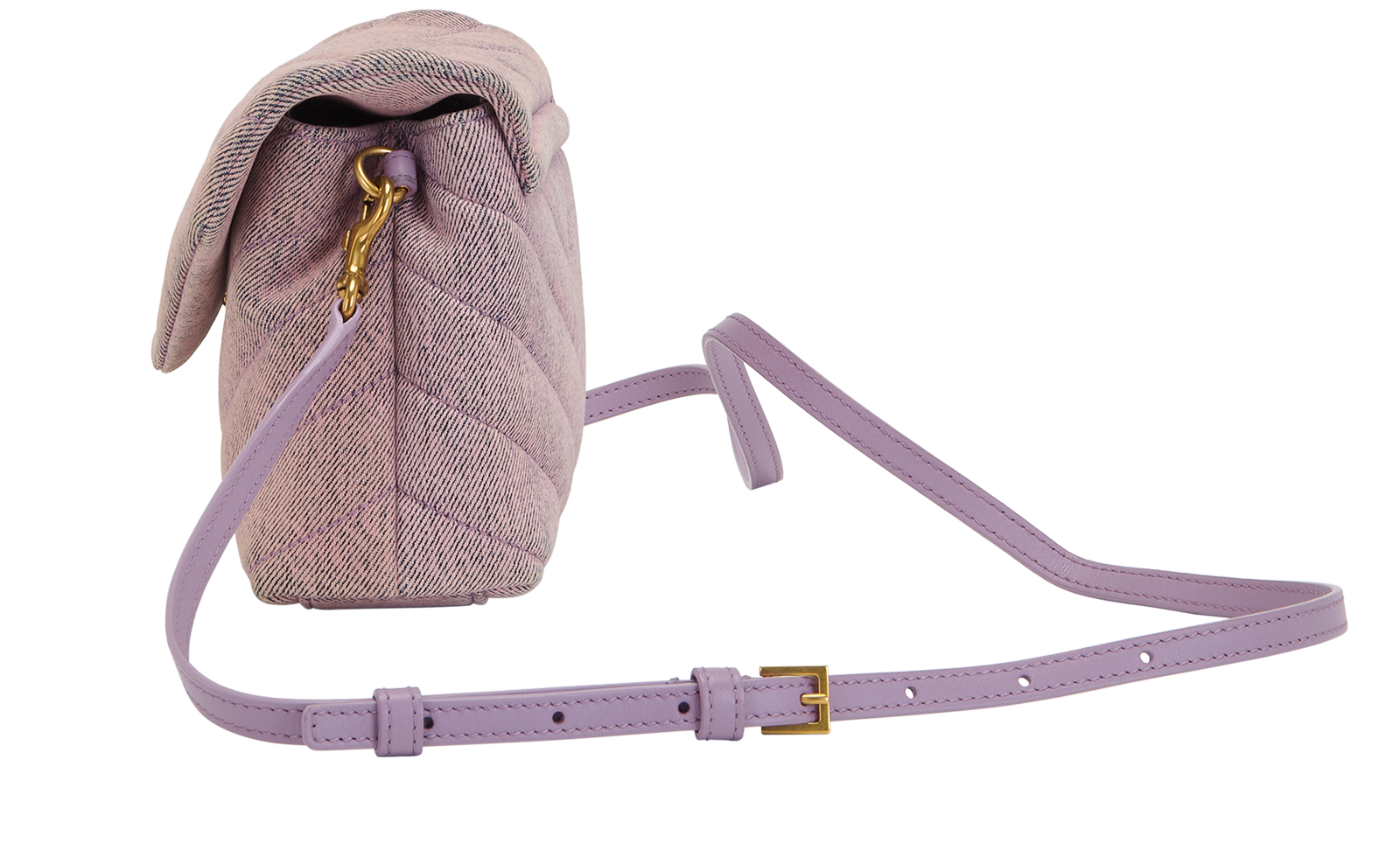 Toy Lou Lou, &pound;850, Handbags, Purple, Denim, Bottom view